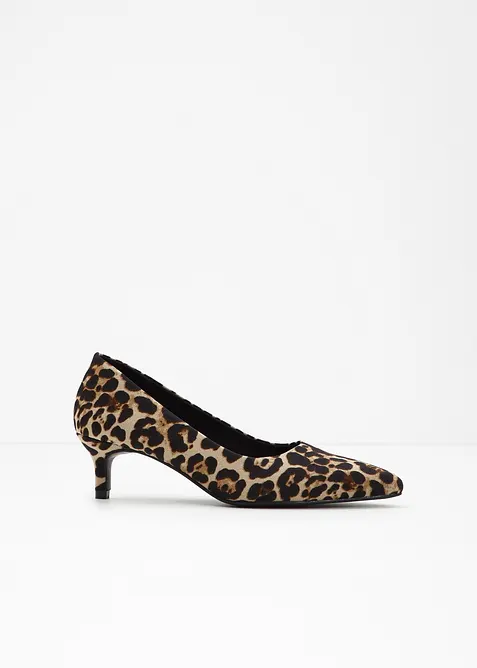 Pumps med leopardm&ouml;nster, bonprix