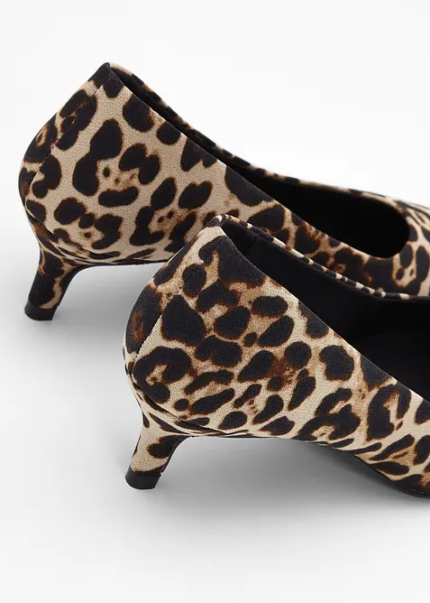 Pumps med leopardm&ouml;nster, bonprix