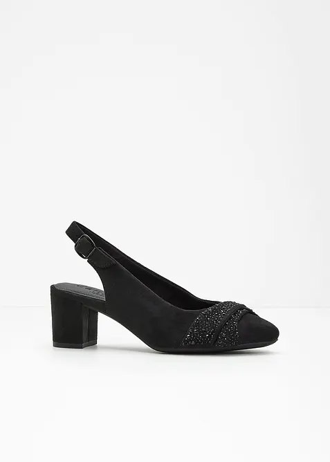 Slingbackpumps med bekv&auml;m vidd fr&aring;n Jana, Jana
