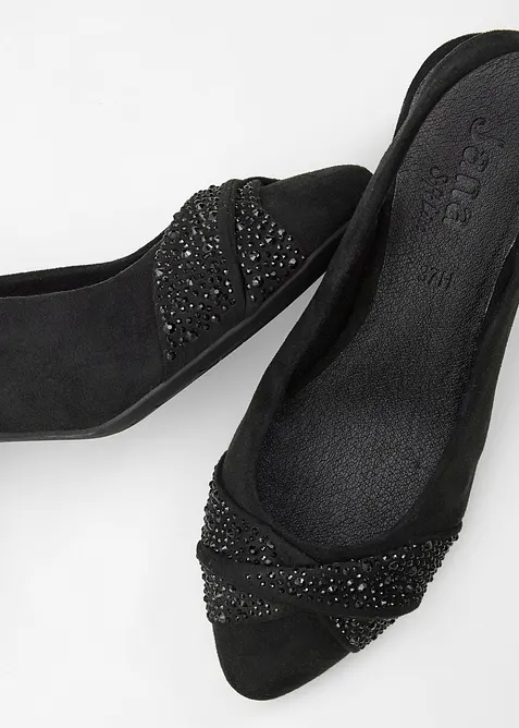 Slingbackpumps med bekv&auml;m vidd fr&aring;n Jana, Jana