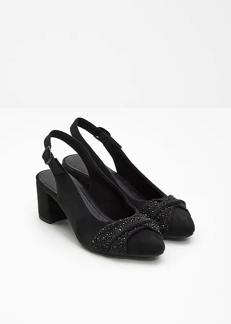 Slingbackpumps med bekv&auml;m vidd fr&aring;n Jana, Jana