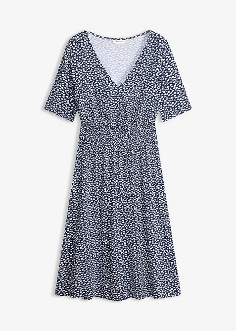 Jerseykl&auml;nning av viskosmix, bonprix