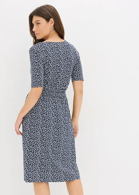 Jerseykl&auml;nning av viskosmix, bonprix