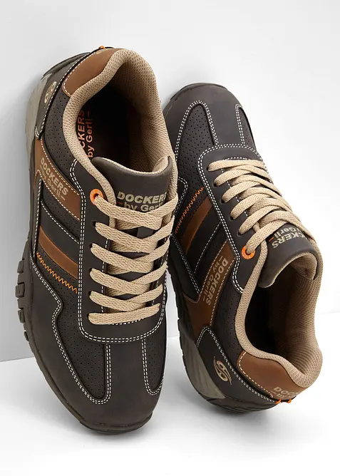 Sneakers med profilsula fr&aring;n Dockers by Gerli, Dockers by Gerli