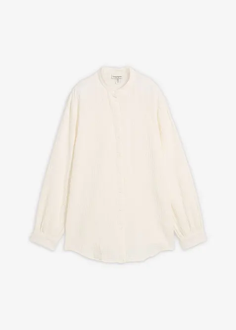 L&aring;ng blus i luftig muslin, bonprix