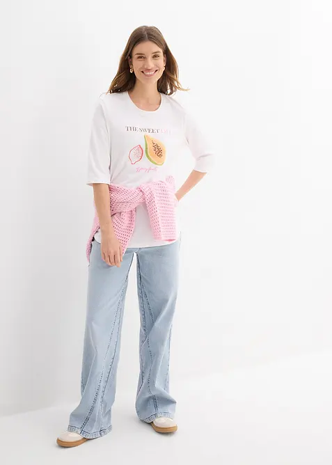 T-shirt i ekologisk bomull, bonprix