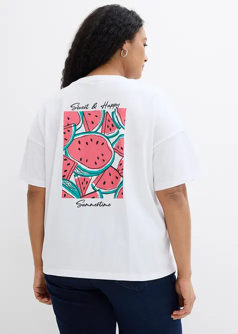 Oversizetopp i ekologisk bomull, bonprix