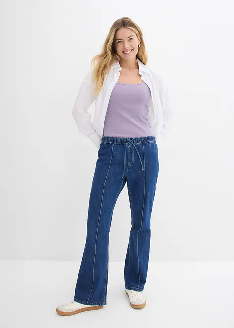 Linne med smala axelband, av bomull (3-pack), bonprix