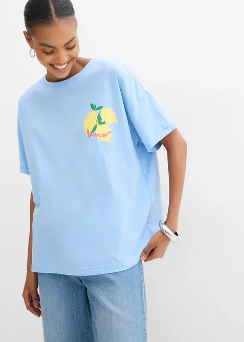 Oversizetopp av ekologisk bomull, bonprix