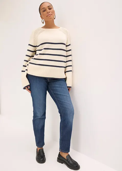 Tr&ouml;ja med kontrasterande r&auml;nder, bonprix