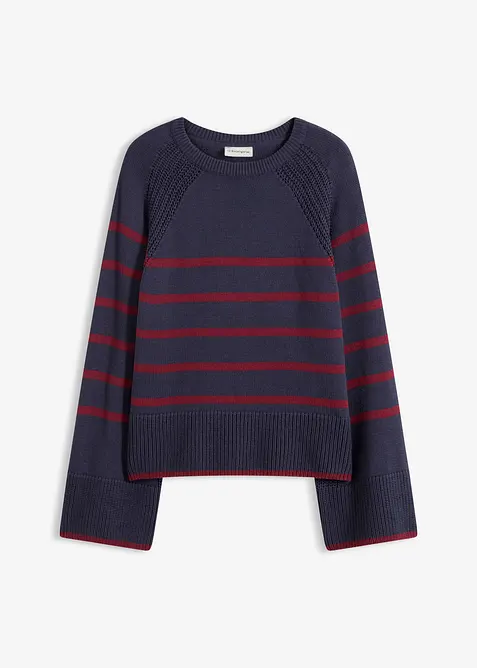 Tr&ouml;ja med kontrasterande r&auml;nder, bonprix