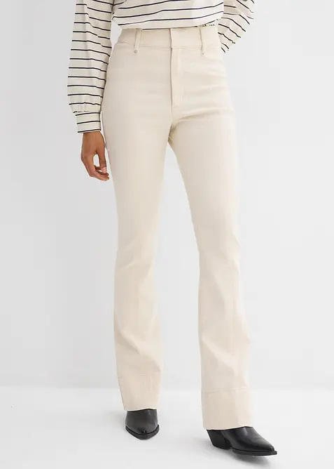 Bootcut-jeans med High Waist, bonprix