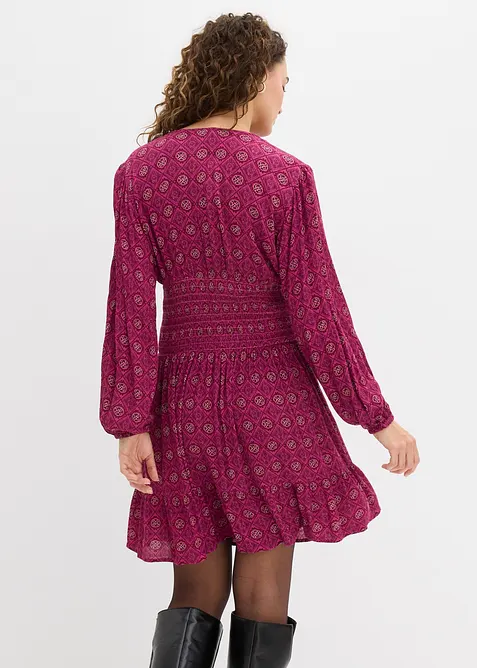 Minikl&auml;nning i f&ouml;ljsam viskos, bonprix