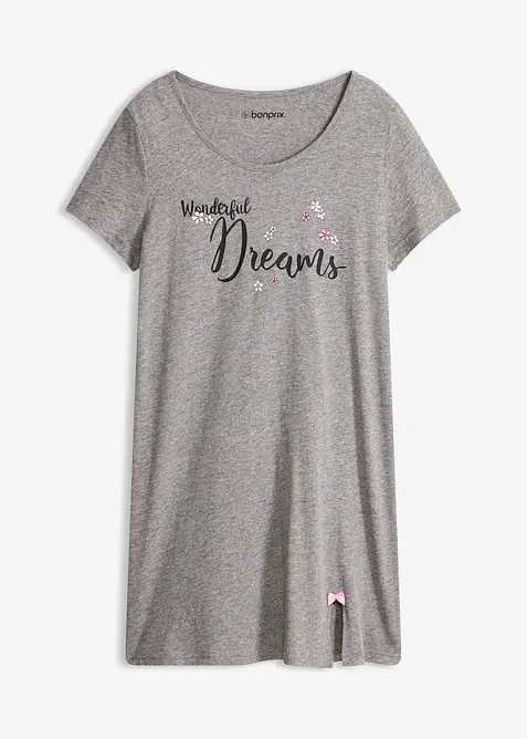 Kort nattlinne med ekologisk bomull, bonprix