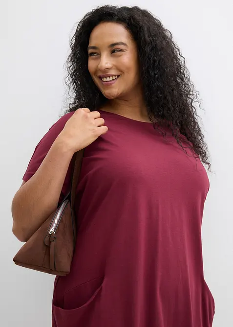 Jerseykl&auml;nning med fickor, bonprix