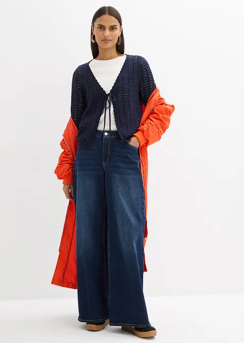 H&aring;lm&ouml;nstrad cardigan, bonprix