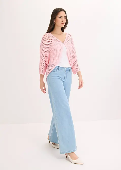 H&aring;lm&ouml;nstrad cardigan, bonprix