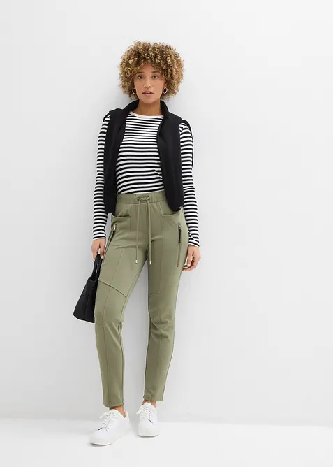 Punto di Roma-byxa i bekv&auml;m dra p&aring;-modell, bonprix