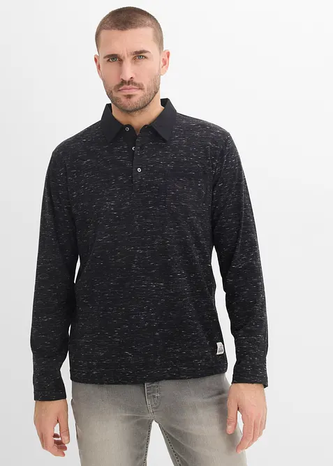 L&aring;ng&auml;rmad pik&eacute;tr&ouml;ja i bomull, bonprix