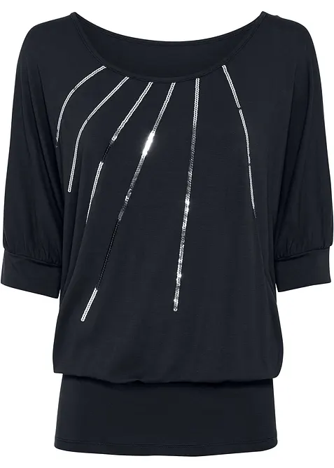 Topp av viskosmix med mjukt fall, bonprix