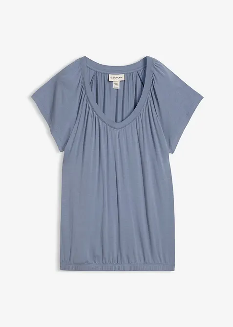 Topp av viskos, korta &auml;rmar, bonprix