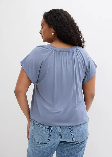 Topp av viskos, korta &auml;rmar, bonprix