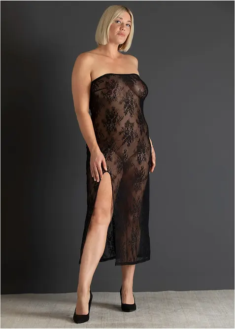 Spetskl&auml;nning med avtagbara axelband, bonprix