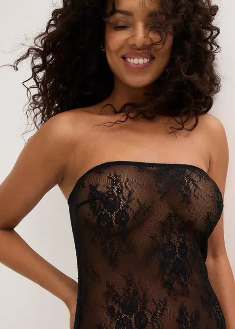 Spetskl&auml;nning med avtagbara axelband, bonprix