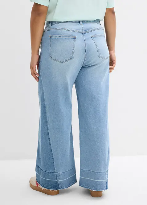 Wide Leg Jeans Mid Waist, bonprix
