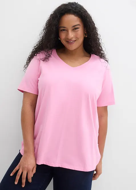 Vid T-shirt i ekologisk bomull, bonprix