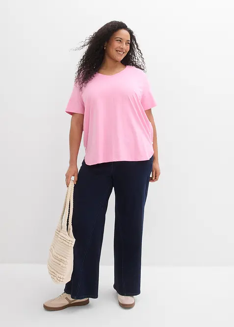 Vid T-shirt i ekologisk bomull, bonprix