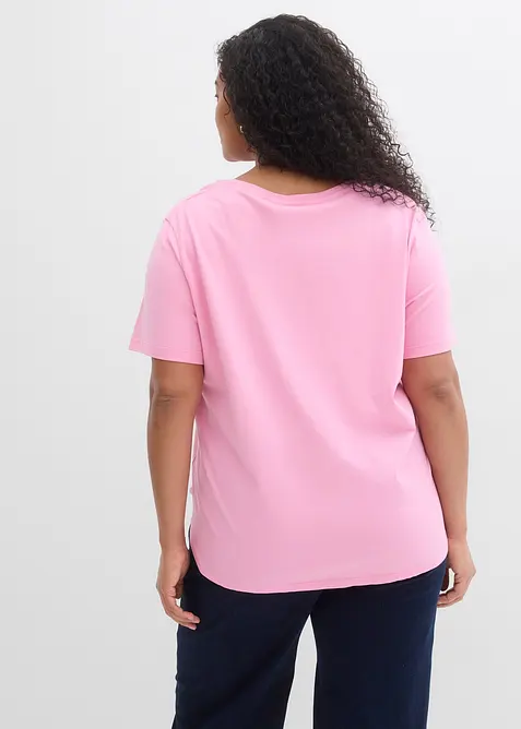 Vid T-shirt i ekologisk bomull, bonprix