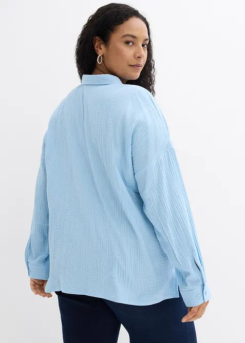 Skortblus av muslin, bonprix