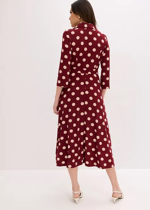 Skjortkl&auml;nning med knytsk&auml;rp (2 delar), bonprix