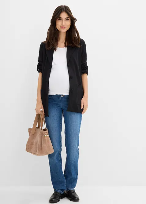 Mammajeans av ekologisk bomull, Straight Leg, bonprix