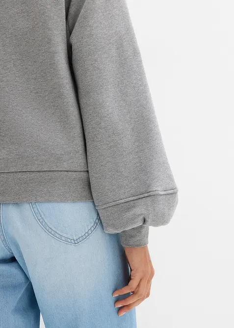 Blusjacka med ballong&auml;rmar, bonprix