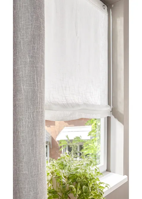 Hissgardin med linnelook, bonprix