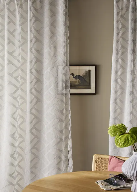 Gardin med burnout-m&ouml;nster (1-pack), bonprix