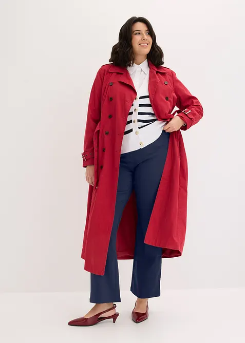 Stretchbyxa i bootcutmodell, bonprix