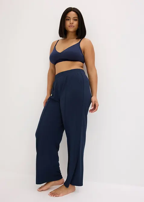 Amningsbeh&aring; utan bygel, med ekologisk bomull (2-pack), bonprix