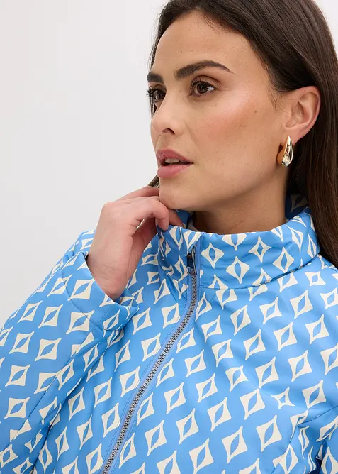 V&auml;ndbar, quiltad jacka med m&ouml;nster, bonprix