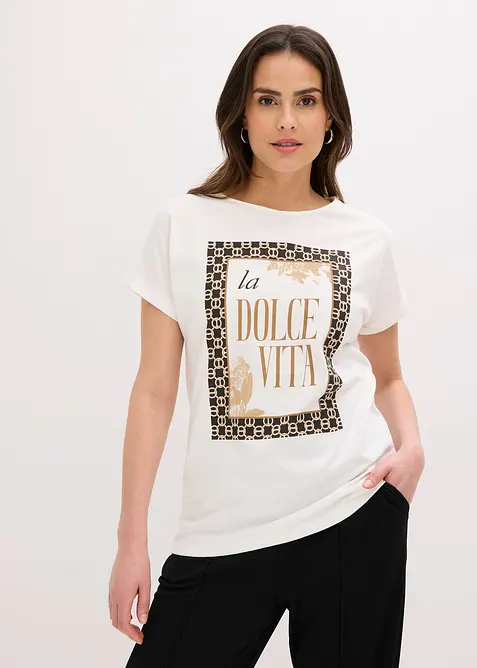 Topp av ren ekologisk bomull, bonprix