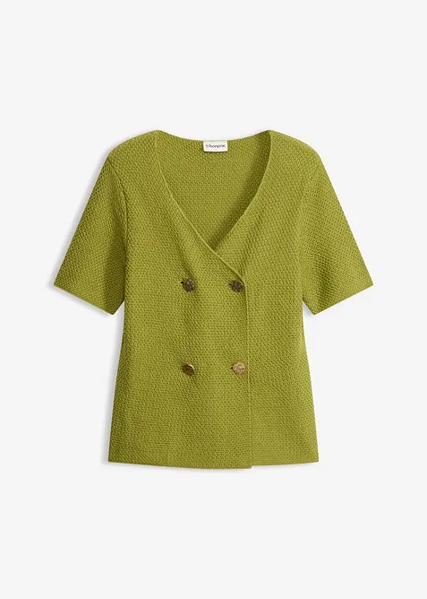 Stickad cardigan, bonprix