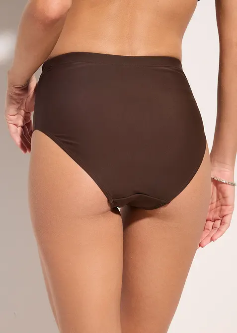 Bikinibyxa med l&auml;tt formande effekt och h&ouml;g midja, bonprix