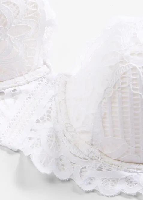 Formpressad BH i fin spets, bonprix