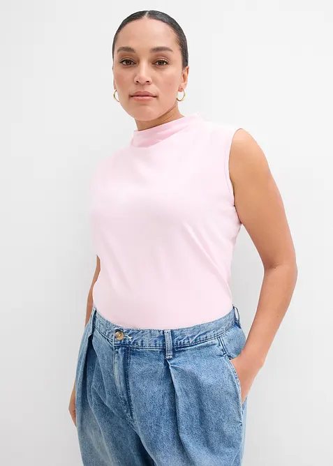 Linne i elastisk bomullsmix, bonprix