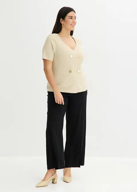 Stickad cardigan, bonprix