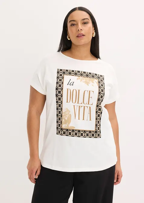 Topp av ren ekologisk bomull, bonprix