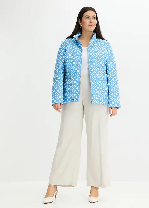 V&auml;ndbar, quiltad jacka med m&ouml;nster, bonprix