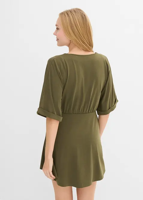 Minikl&auml;nning med insv&auml;ngd midja, bonprix